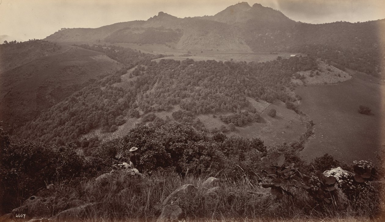 Sopka Santa María, Quetzaltenango, Guatemala od Eadweard Muybridge