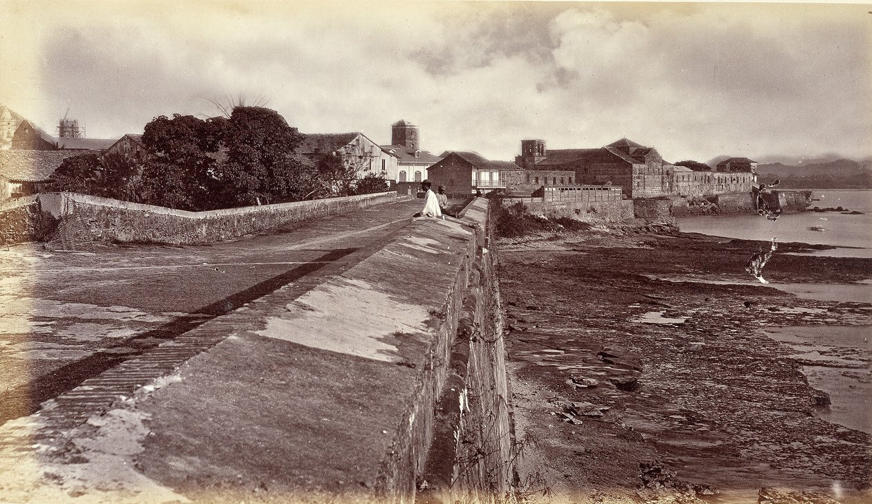 Stěny, Panama od Eadweard Muybridge