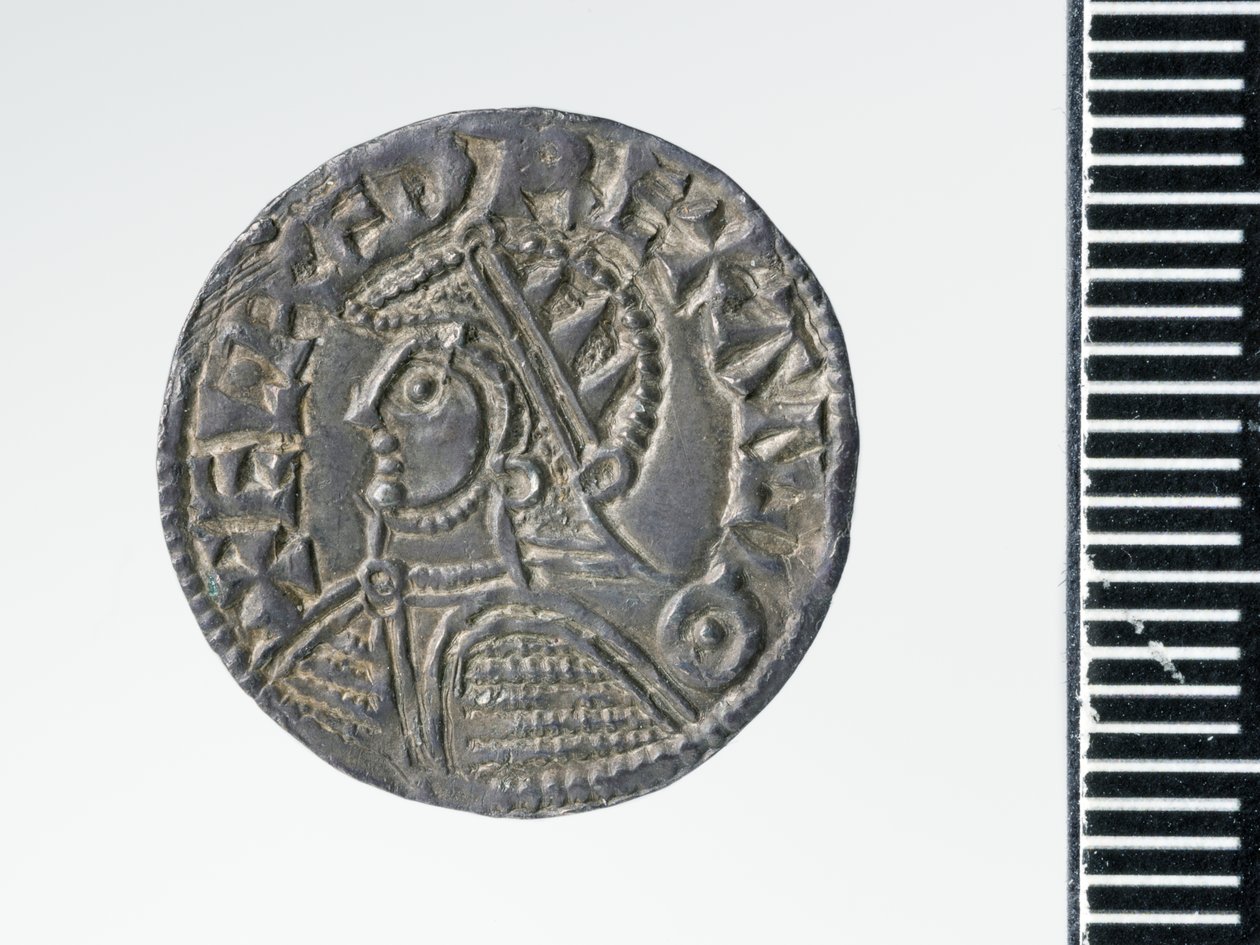 Penny of Æthelred II, londýnská mincovna, 978 (stříbrná) (líc 3706819) od Ealdgar Ealdgar