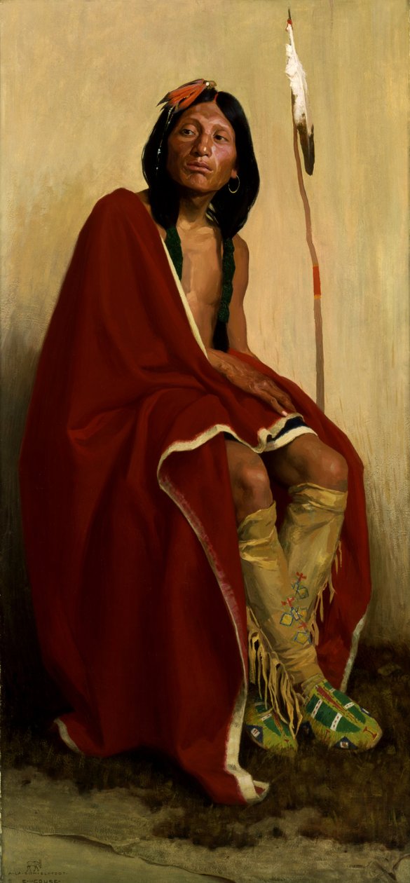 Elk-Foot kmene Taos od Eanger Irving Couse