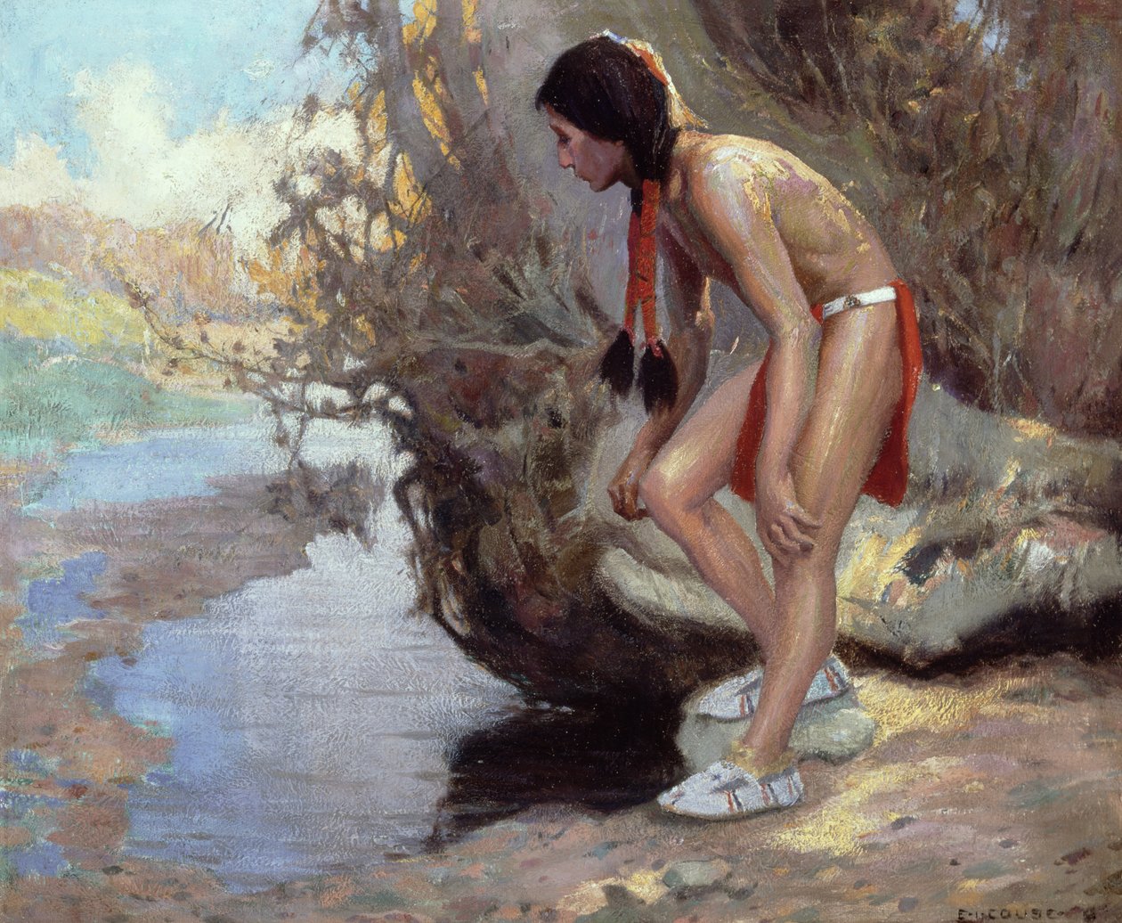 V Ambush, 1915-16 od Eanger Irving Couse