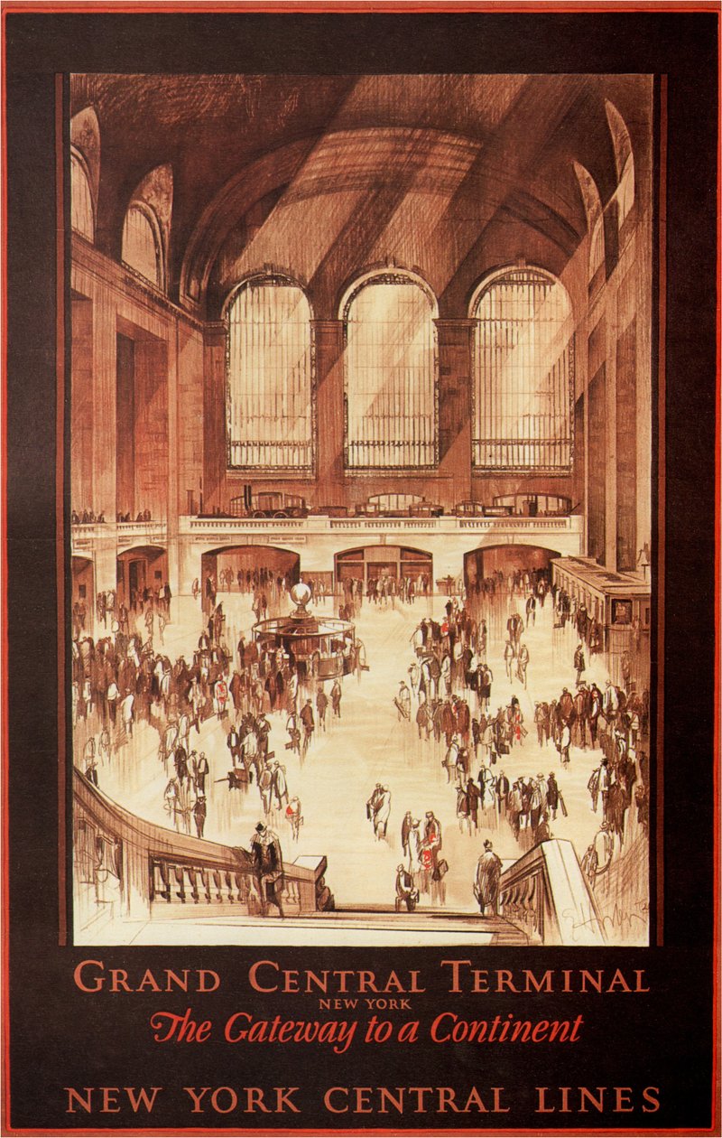 Grand Central Terminal, New York, 1927 od Earl Horter