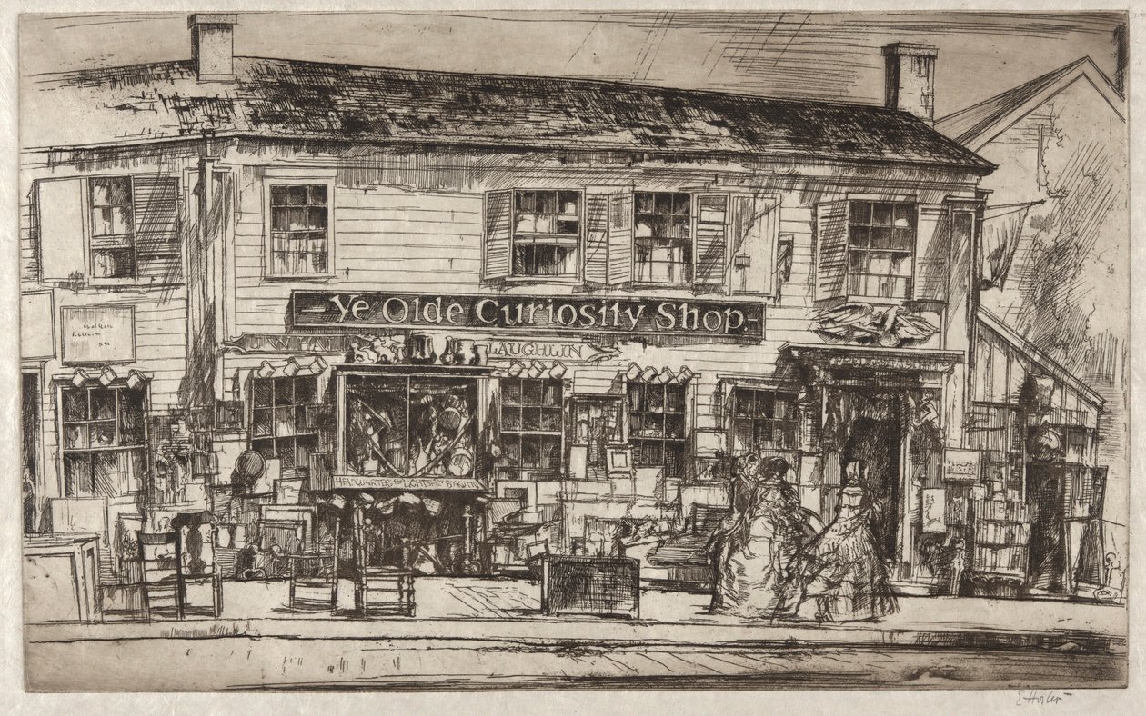Ye Olde Curiosity Shop, Nantucket od Earl Horter