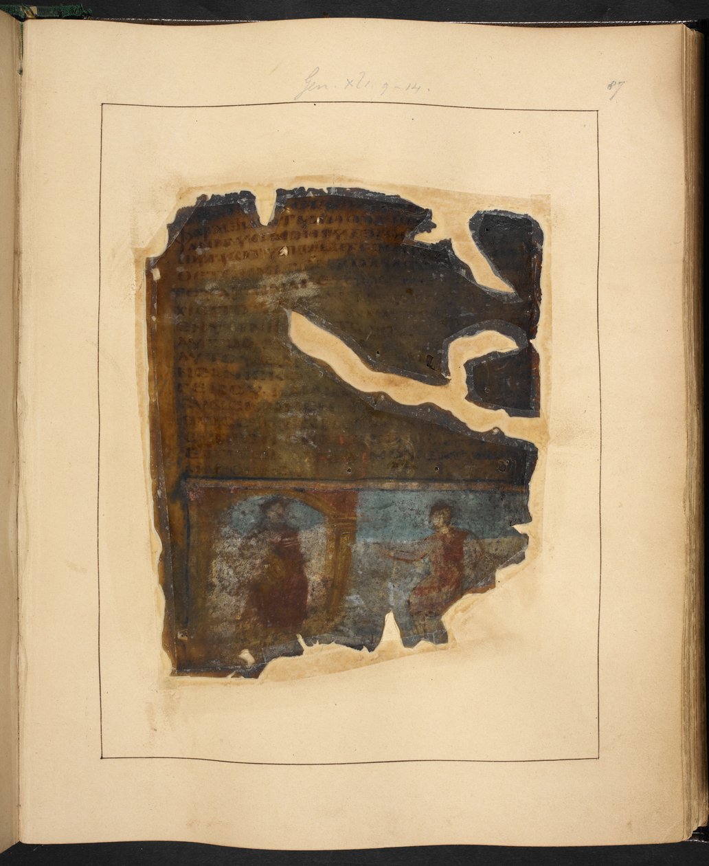 Stránka z The Cotton Genesis, 5. nebo 6. století od Eastern Mediterranean School