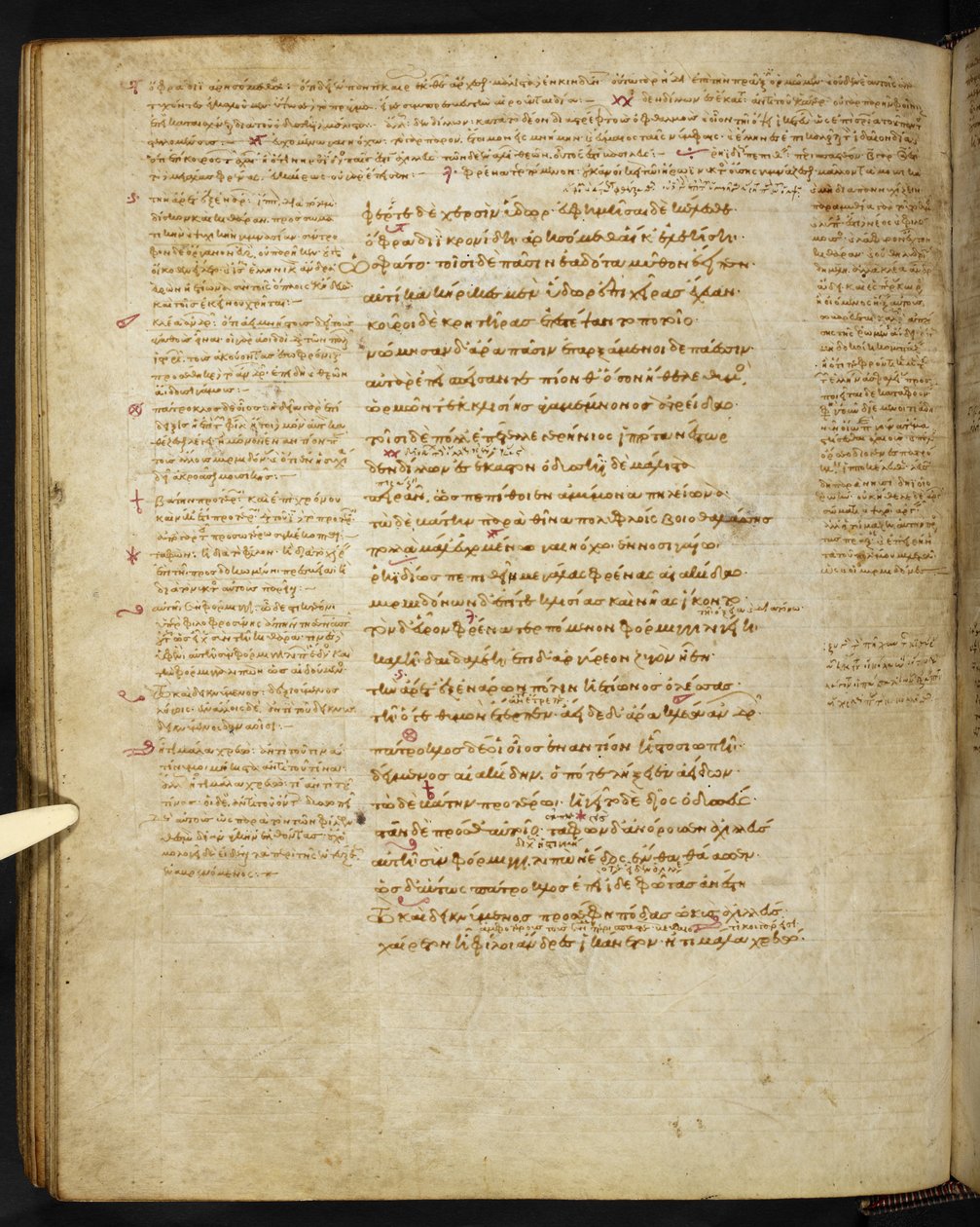 Burney 86, c.86v od Townley Homer (vellum) od Eastern Mediterranean School