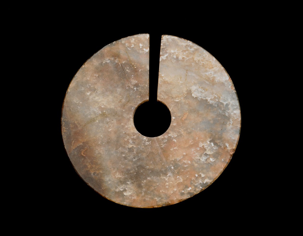 Náušnice, jedna z páru, 8.-7. století před naším letopočtem od Eastern Zhou Dynasty Chinese School