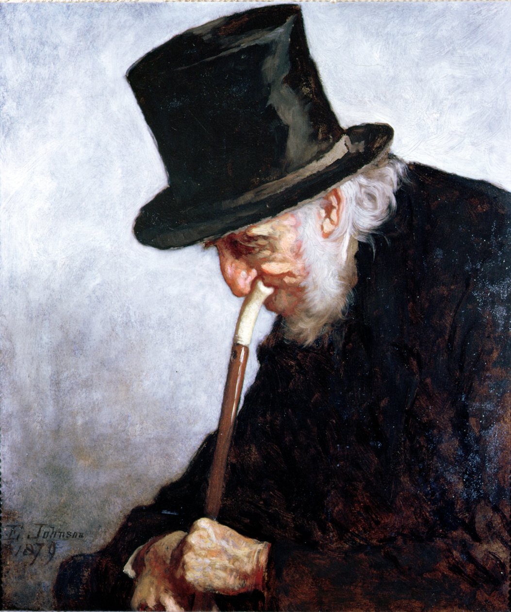 Námořní kapitán ve výslužbě z Massachusetts, 1879 od Eastman Johnson