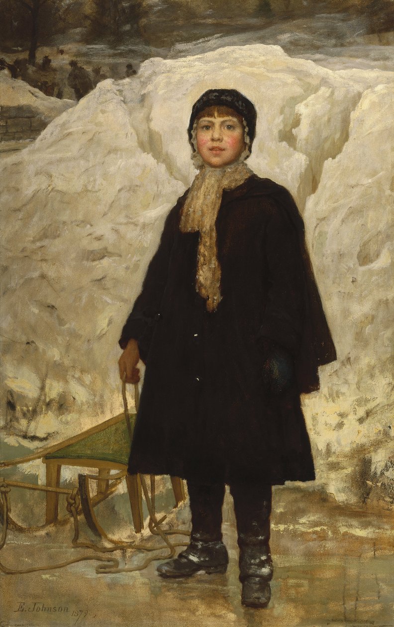 Portrét dítěte od Eastman Johnson
