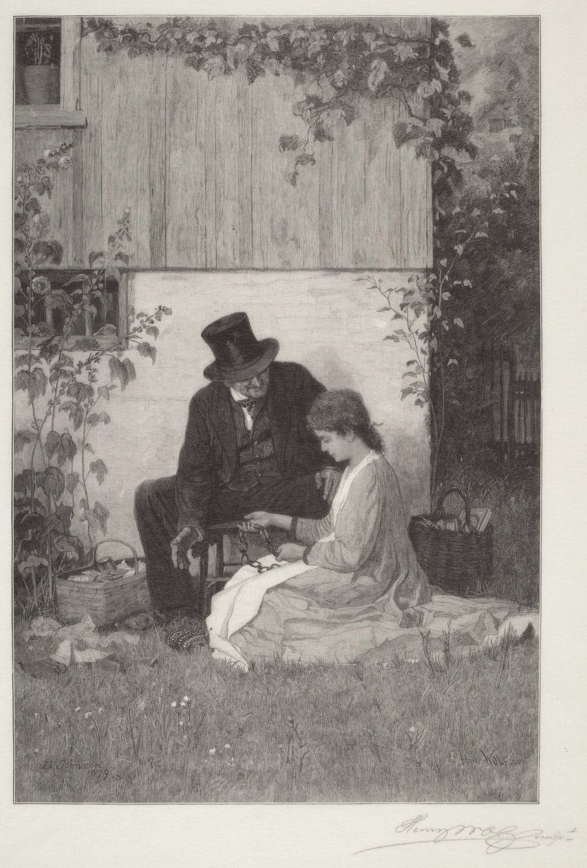 Podomní obchodník z Nové Anglie od Eastman Johnson