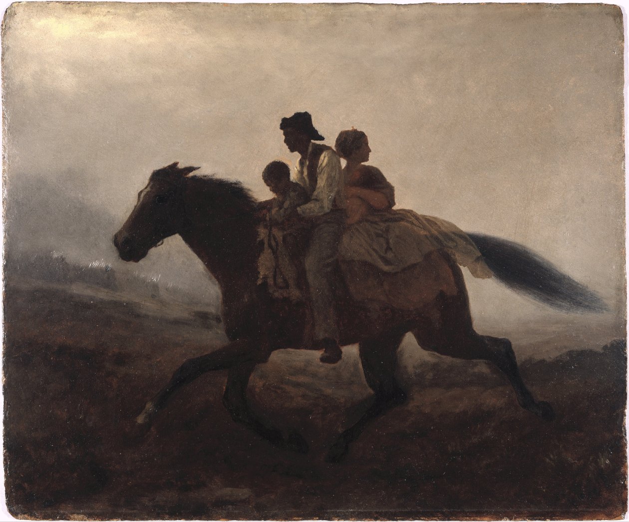 Jízda za svobodu -- Uprchlí otroci od Eastman Johnson