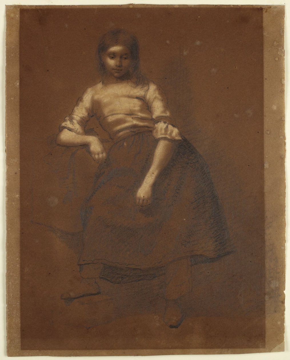 Holandská venkovská dívka od Eastman Johnson