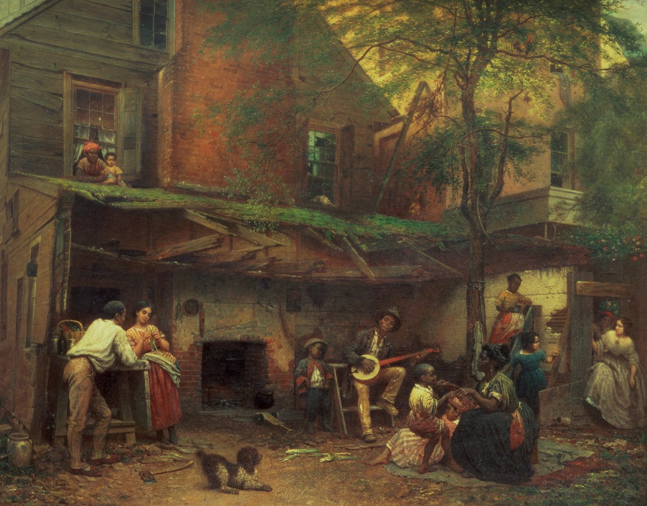 Domácí život na jihu Kentucky, 1859 od Eastman Johnson
