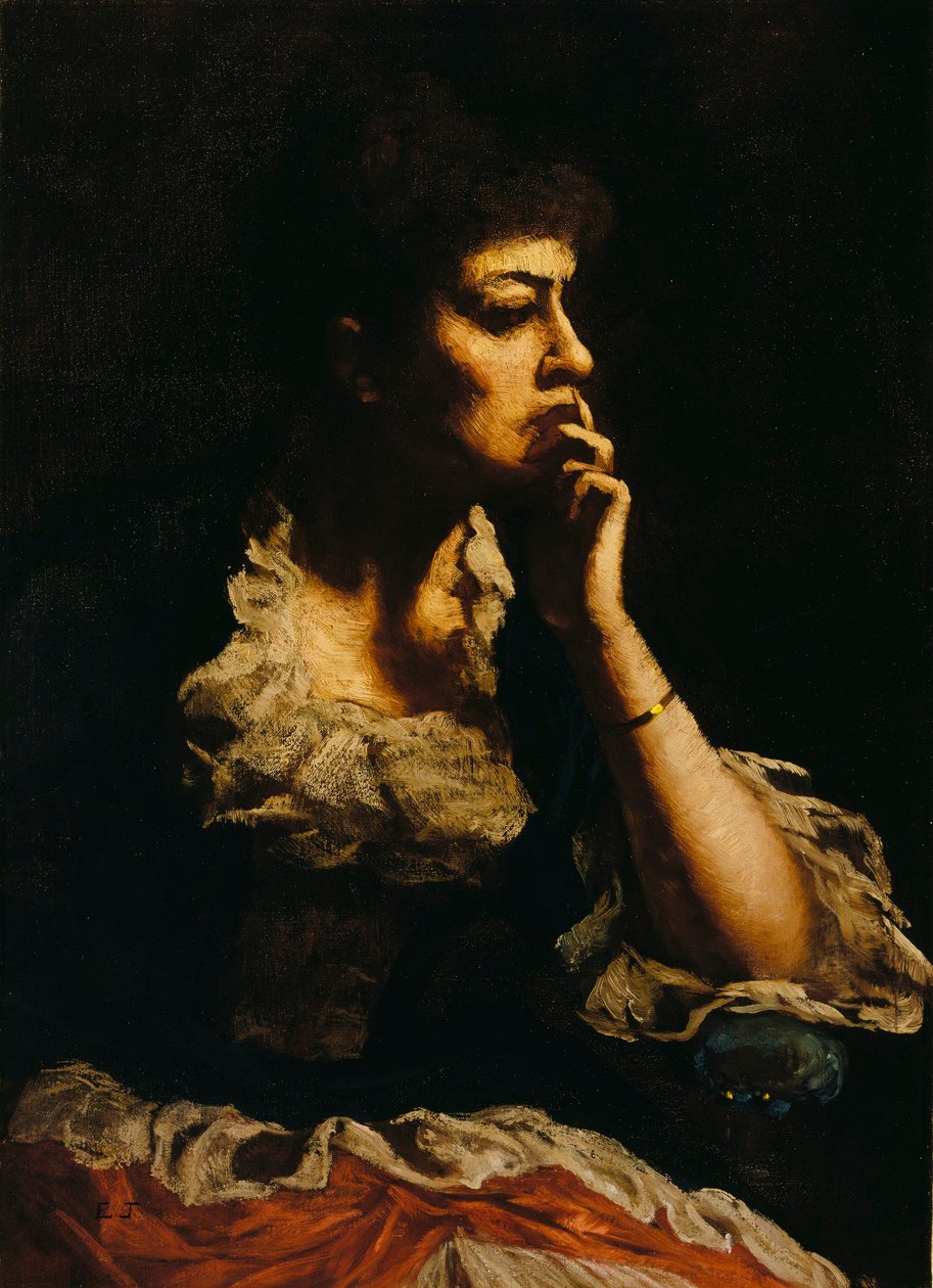 Portrét paní Eastman Johnsonové od Eastman Johnson