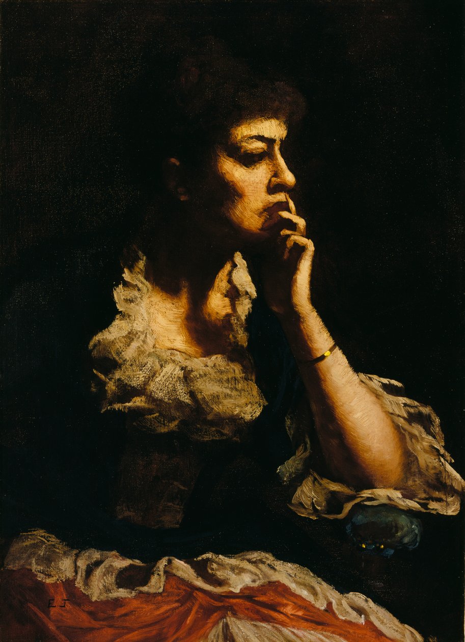 Portrét paní Eastman Johnson, ca. 1888. od Eastman Johnson