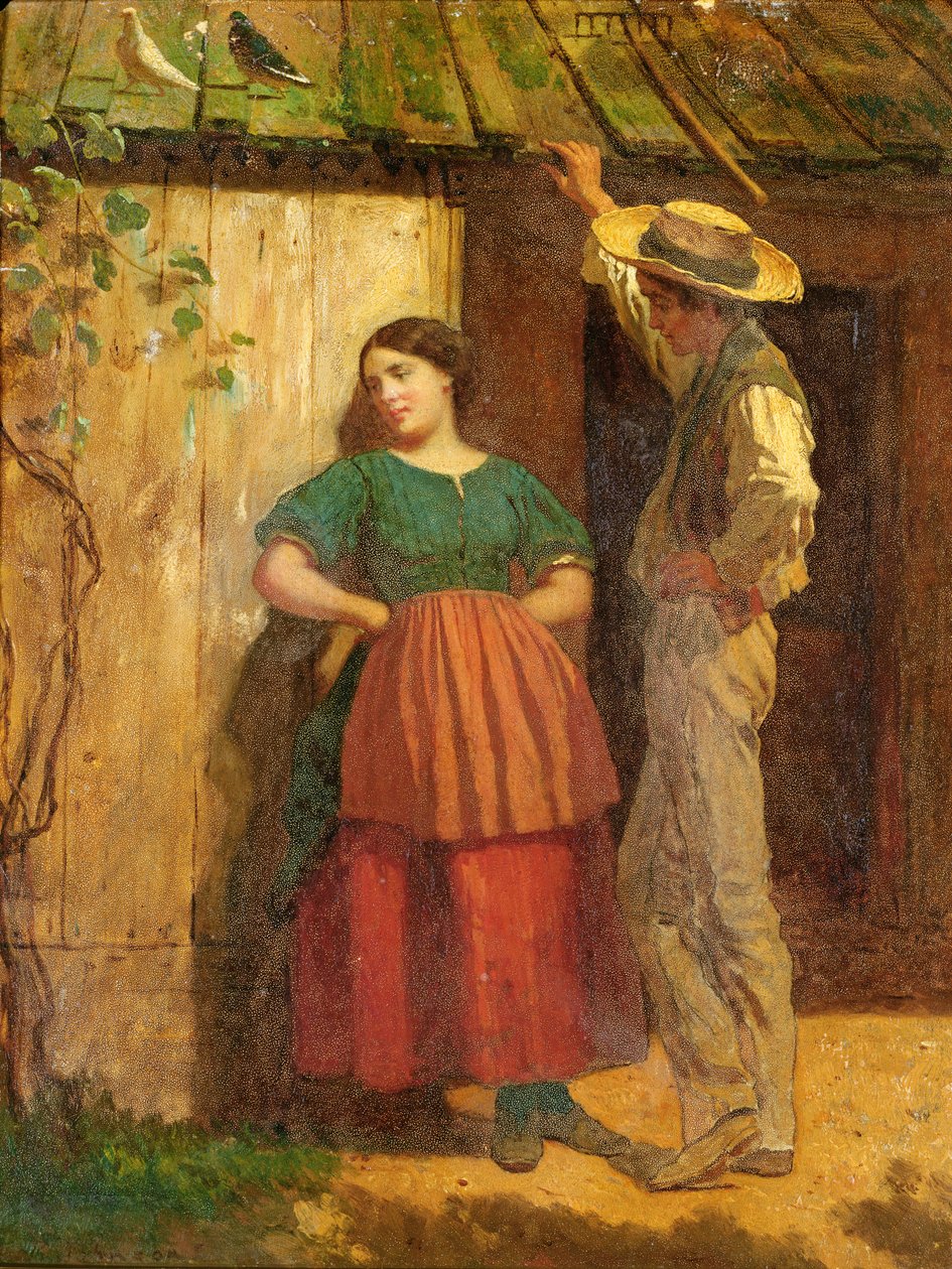 Rustikální námluvy od Eastman Johnson