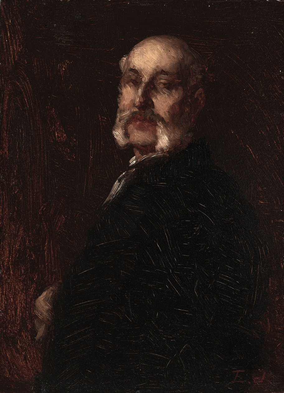 Samuel W. Rowse, asi 1881 (olej na desce) od Eastman Johnson