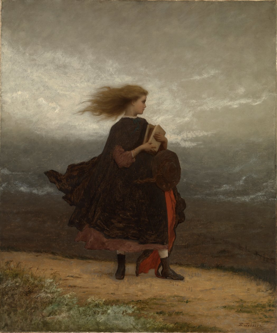 Dívka, kterou jsem nechal za mnou, ca. 1872. od Eastman Johnson