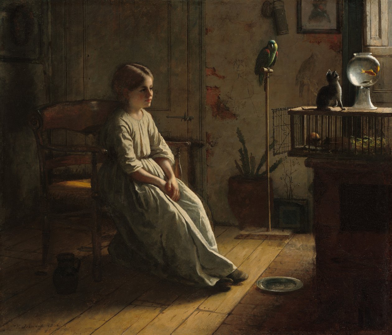 Domácí mazlíčci od Eastman Johnson