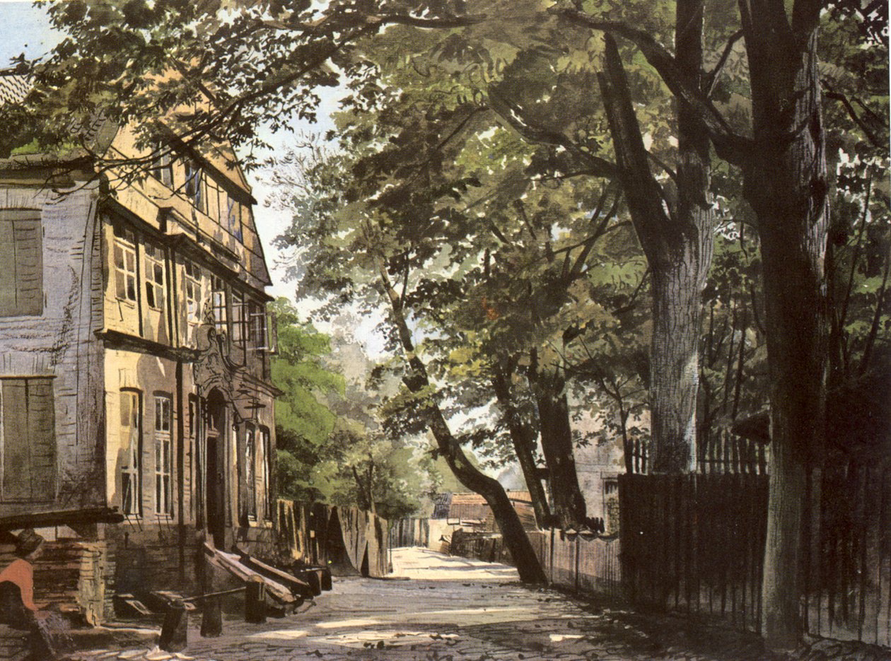 Haus Hamburg-Klostertor, Stadtdeich 9, ve vlastnictví podnikatele Johanna Christiana Jaucha staršího. N Toto je fotografie architektonické památky. N Je na seznamu kulturních památek Hamburku, č. 107 nn od Ebba Tesdorpf