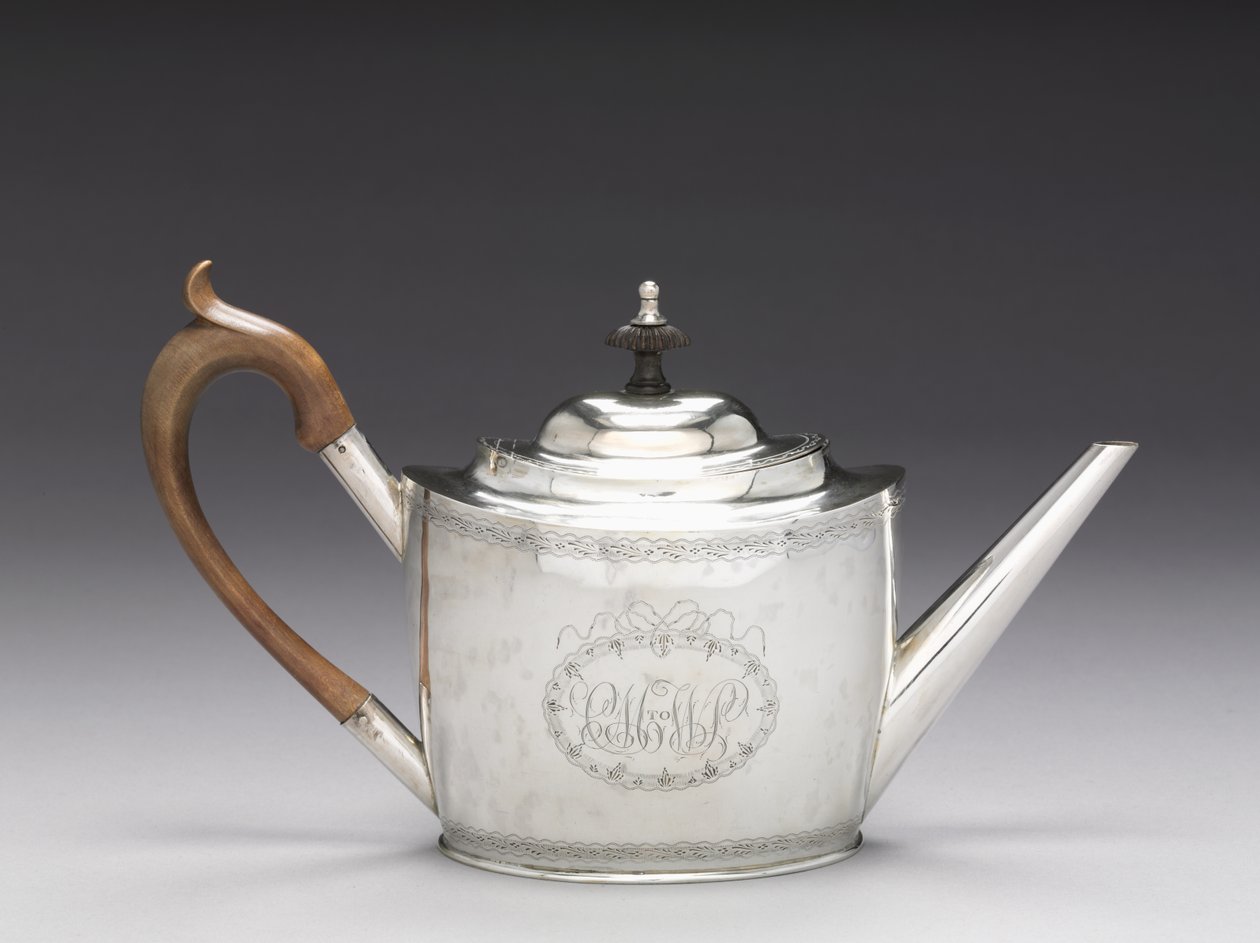 Čajová konvice, 1790-1810 od Ebenezer Moulton
