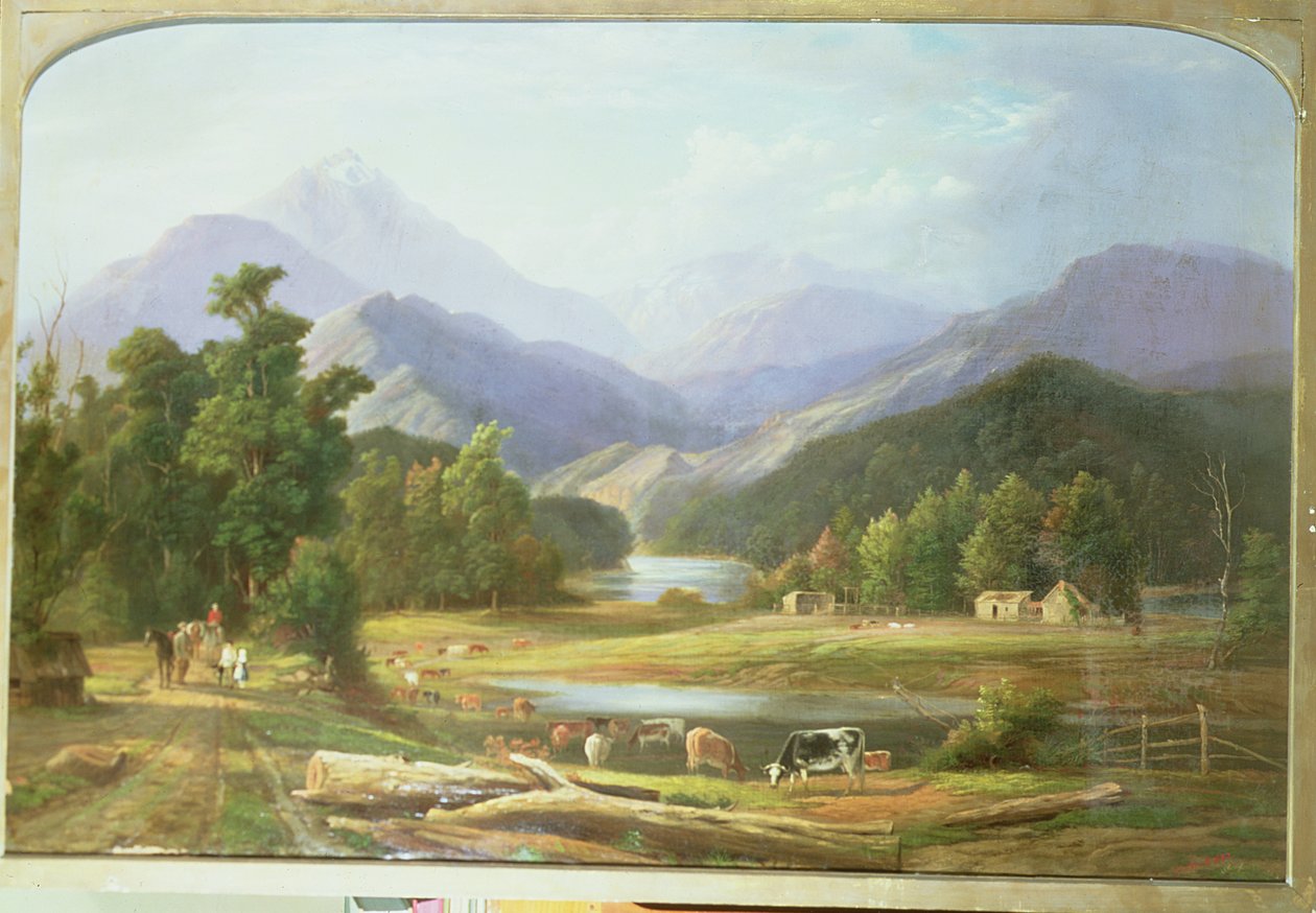 Krajina Nového Zélandu, 1872 od Ebenezer Wake Cook