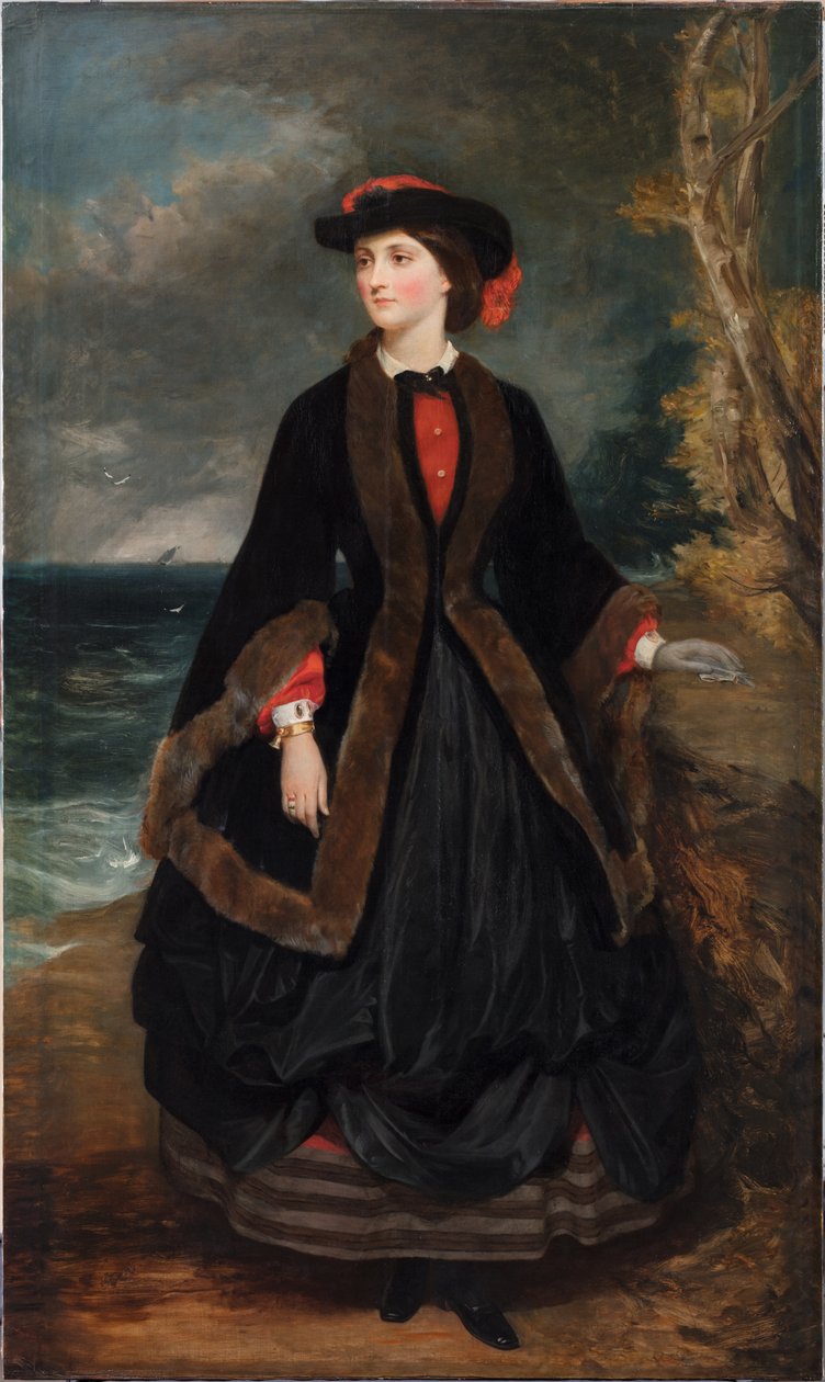 Portrét Lady Mary Craven (olej na plátně) od Eden Upton Eddis