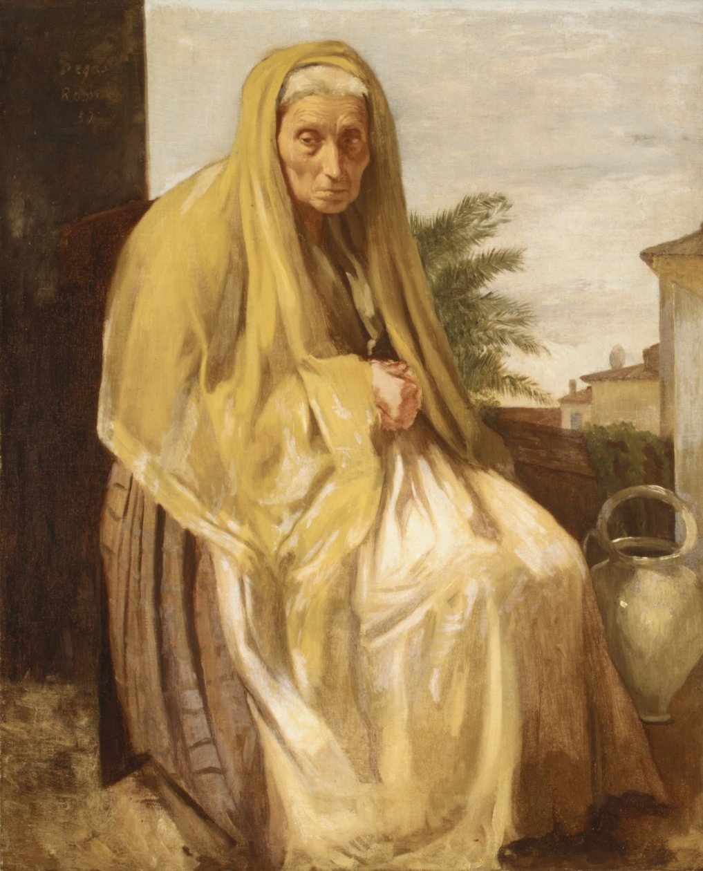 Stará Italka Angličtina: Stará Italka od Edgar Degas