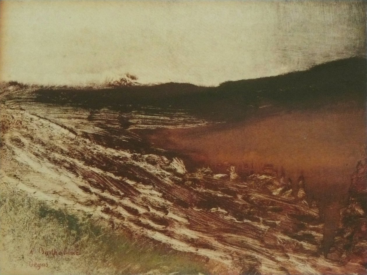 Krajina Bourgognen od Edgar Degas