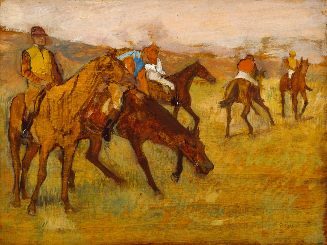 Před závodem od Edgar Degas