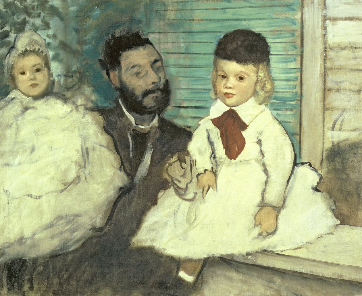 Hrabě Le Pic a jeho synové od Edgar Degas