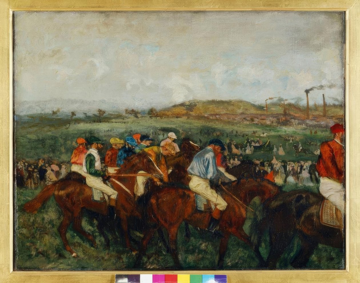 Závod gentlemanů. Před zahájením od Edgar Degas