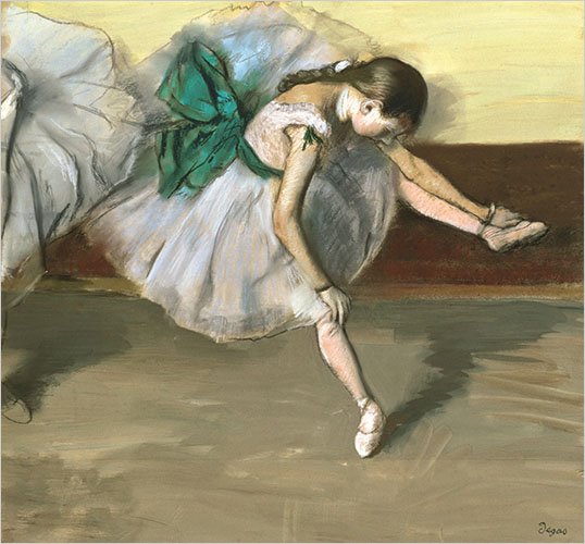 Tanečnice v klidu od Edgar Degas