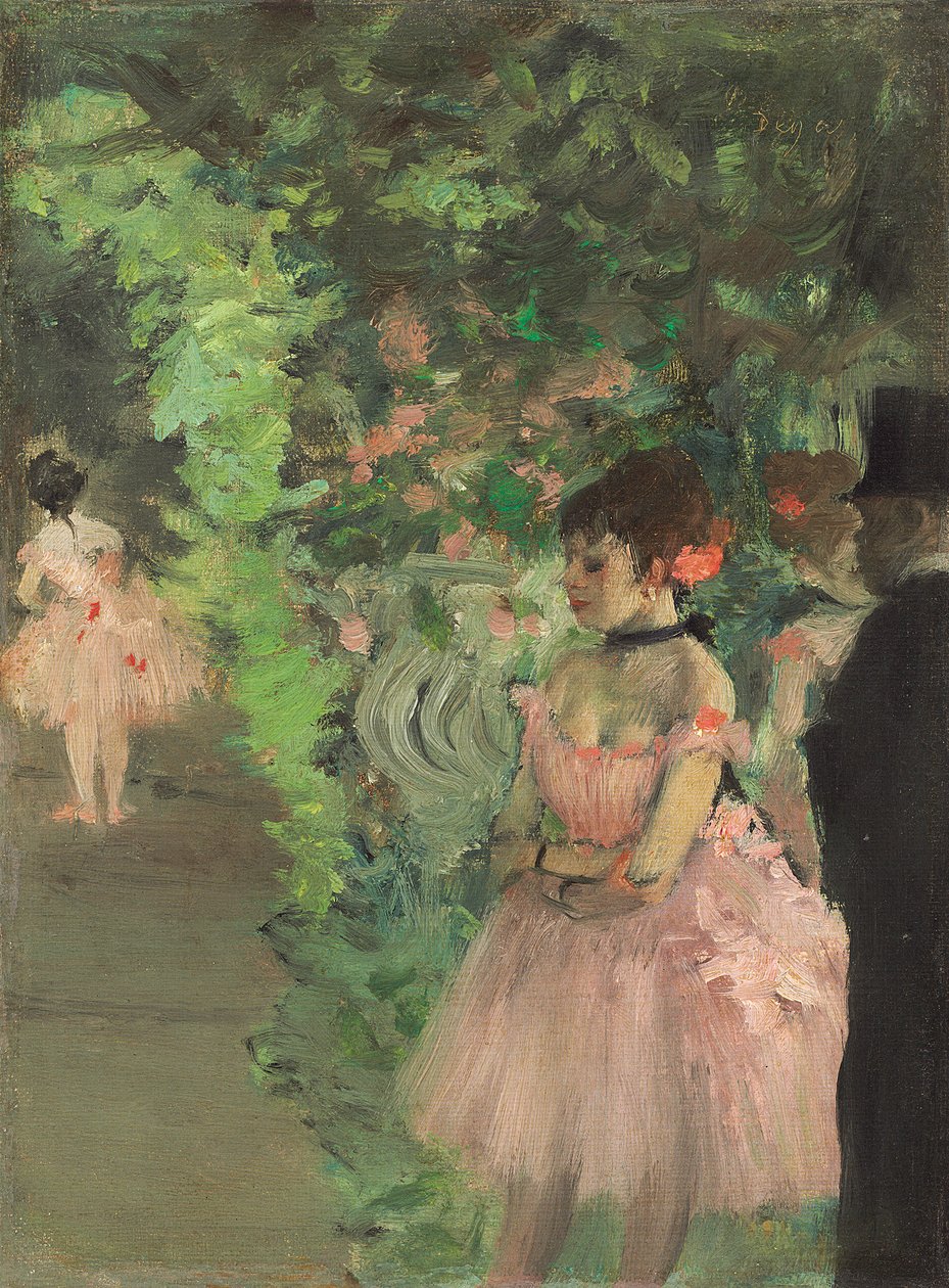 Zákulisí tanečníků, 1876-1883 od Edgar Degas