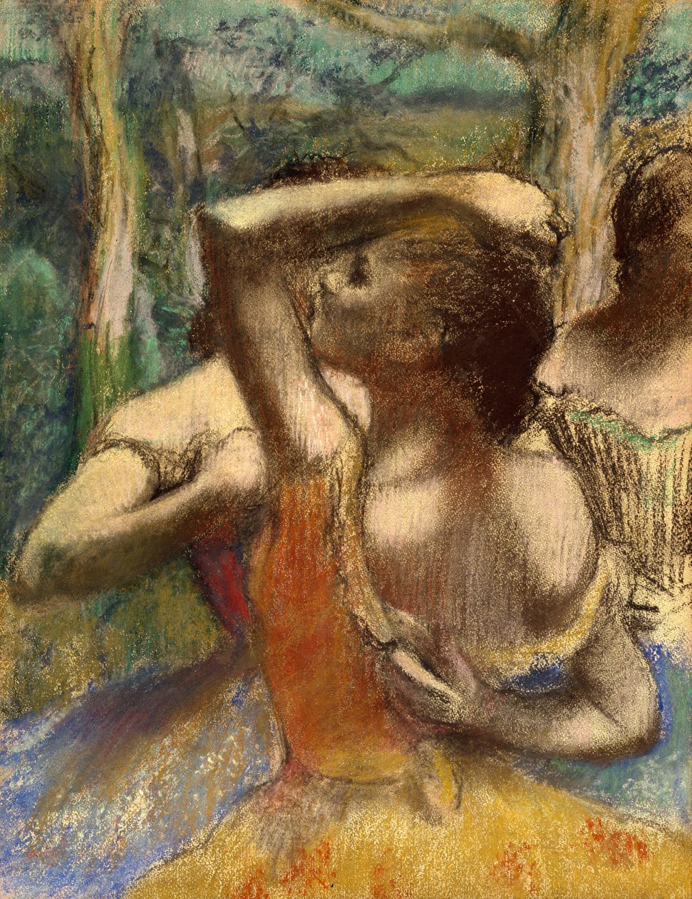 Tanečnice, asi 1897 (pastel s uhlím na papíře) od Edgar Degas