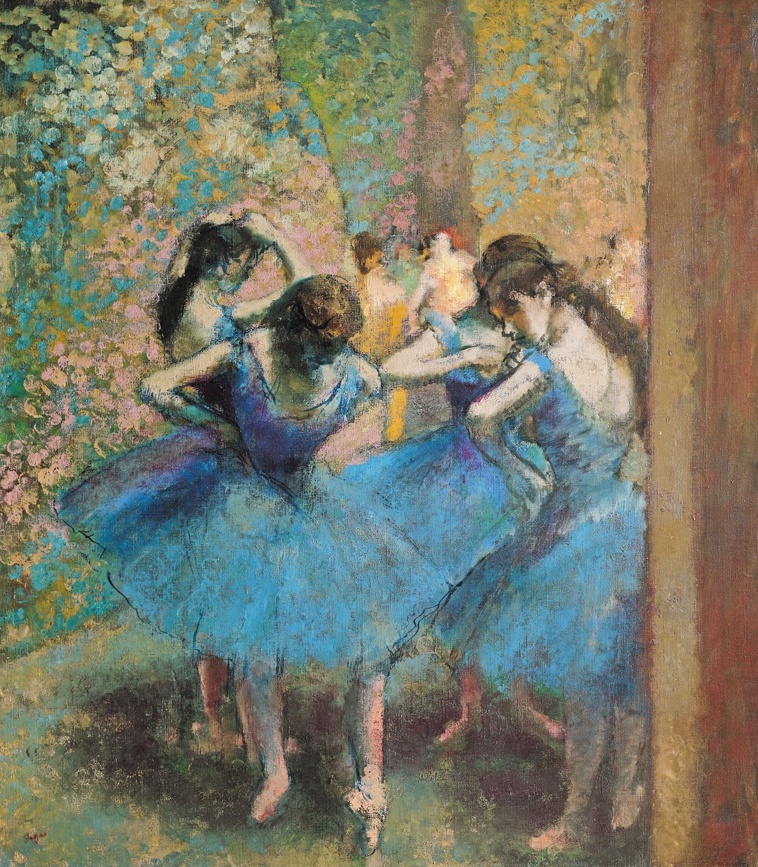Tanečníci v modrém, 1890 od Edgar Degas
