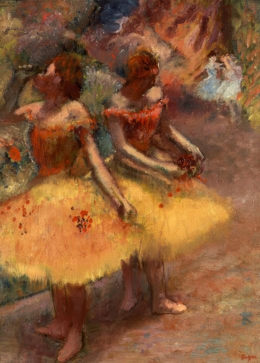 Dva tanečníci od Edgar Degas