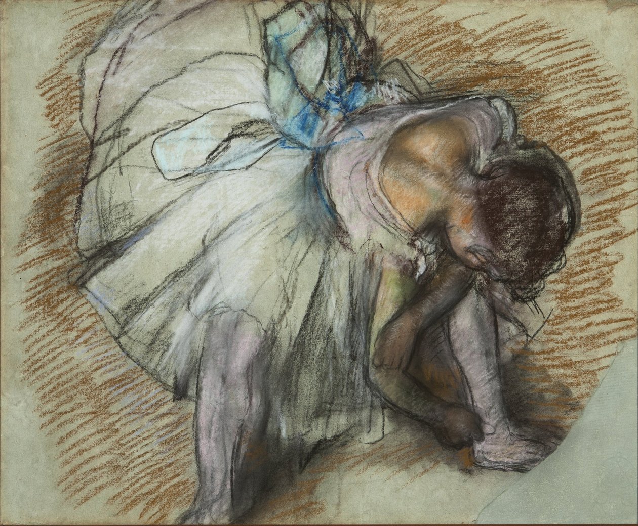 Edgar odplyňuje od Edgar Degas