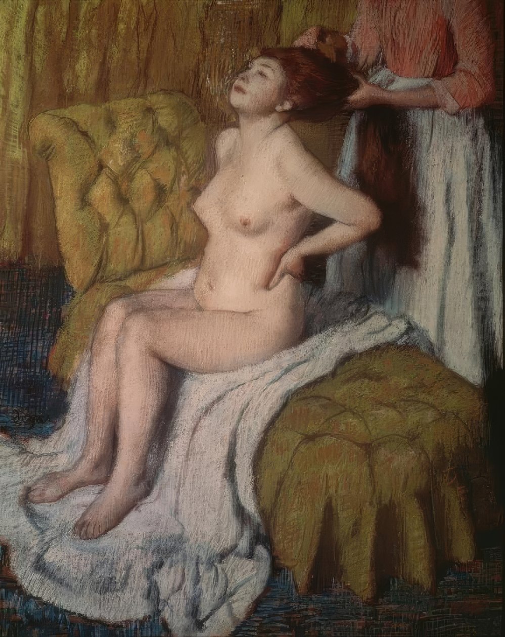 Žena může být česaná od Edgar Degas