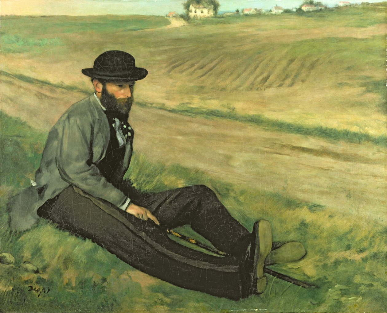 Eugene Manet od Edgar Degas