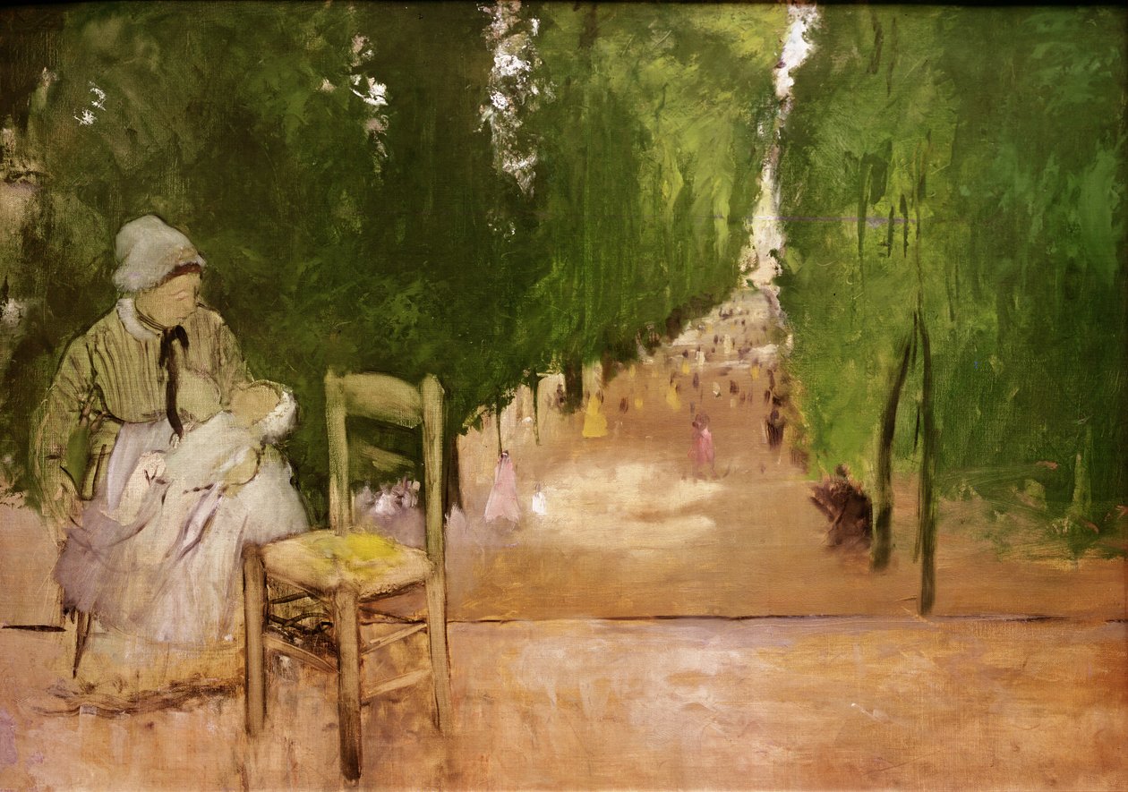 V Jardin du Luxeumbourg od Edgar Degas