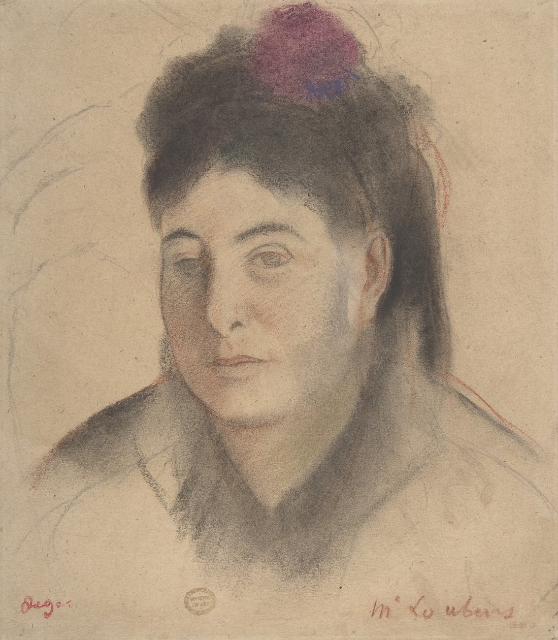 Madame Loubens od Edgar Degas