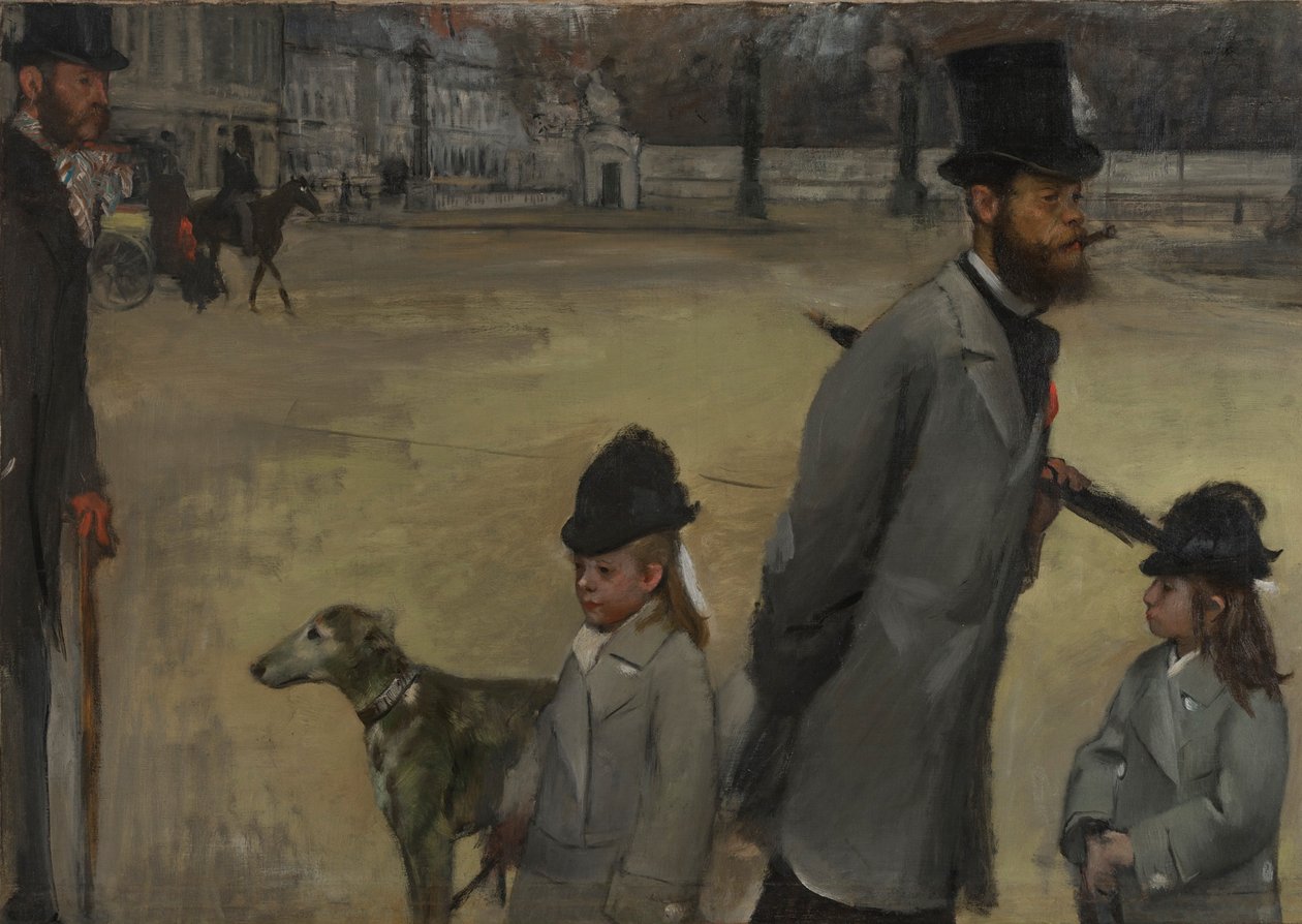 Place de la Concorde, 1875 od Edgar Degas