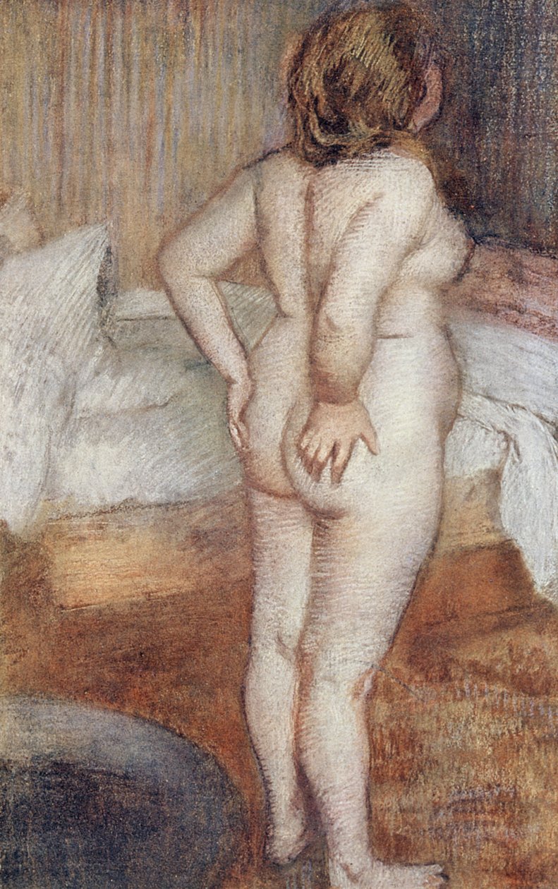 Stojící nahá od Edgar Degas