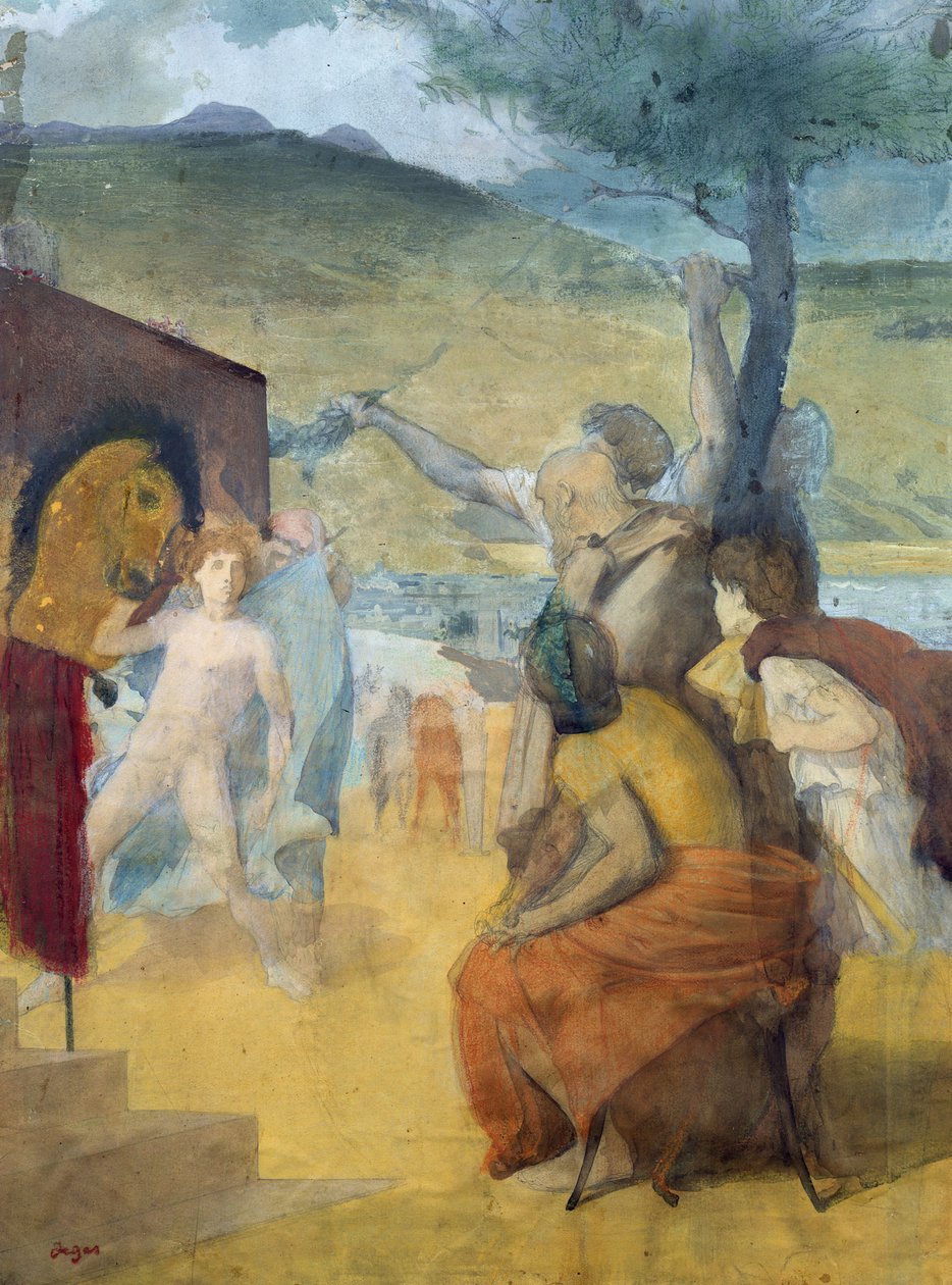 Studium klasické malby od Edgar Degas