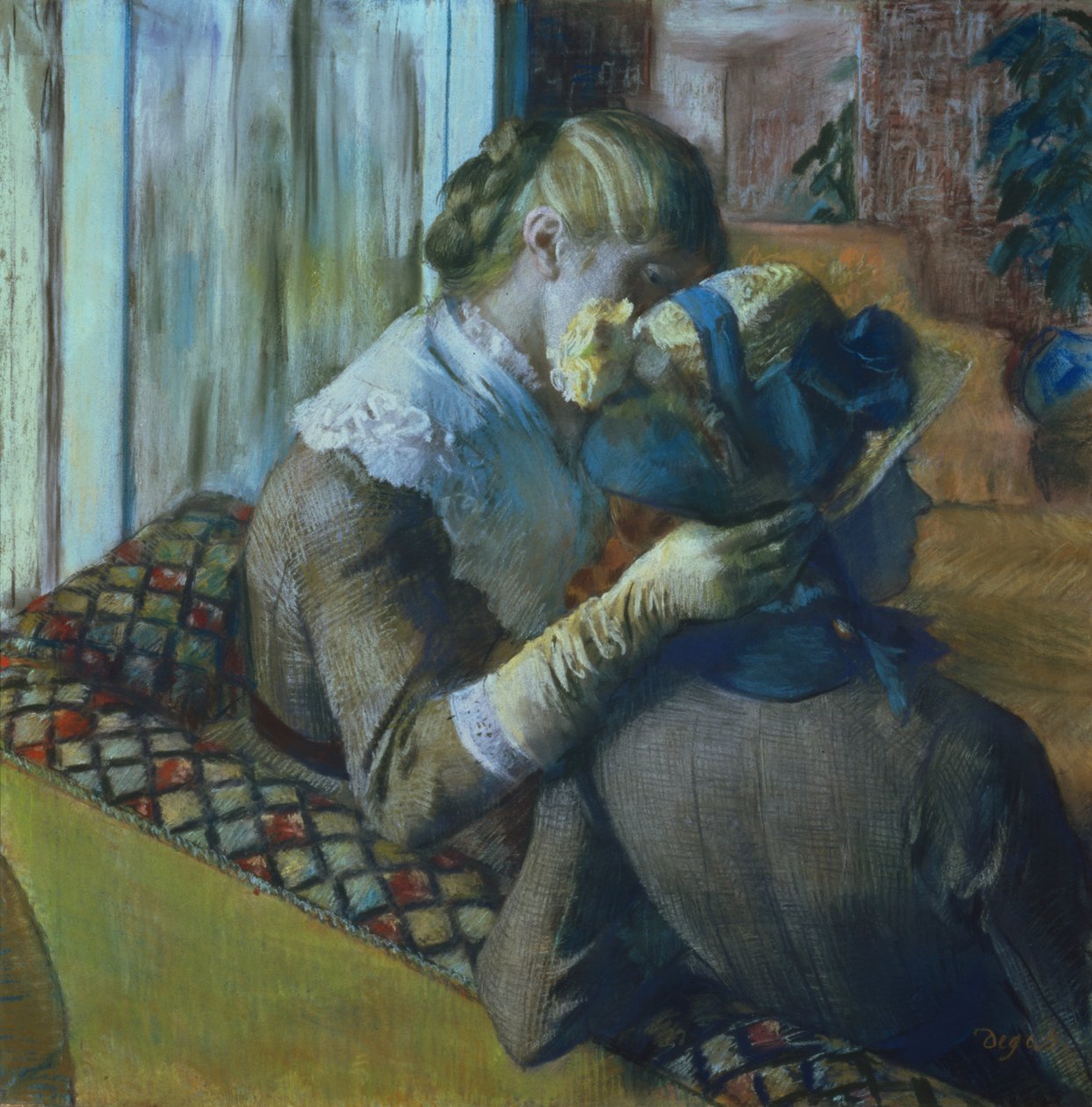 Dvě ženy (pastel) od Edgar Degas