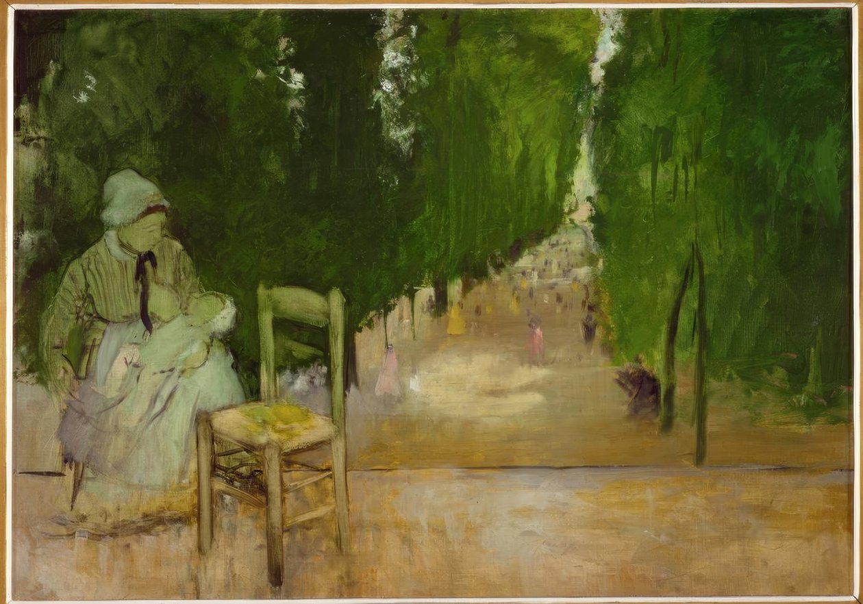 Chůva v Lucemburské zahradě od Edgar Degas