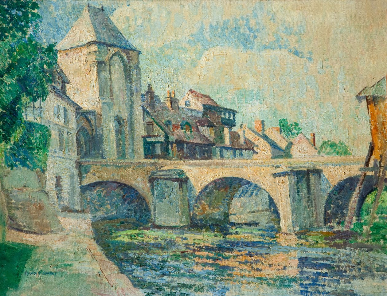 Moret-sur-Loing od Edgar Rowley Smart