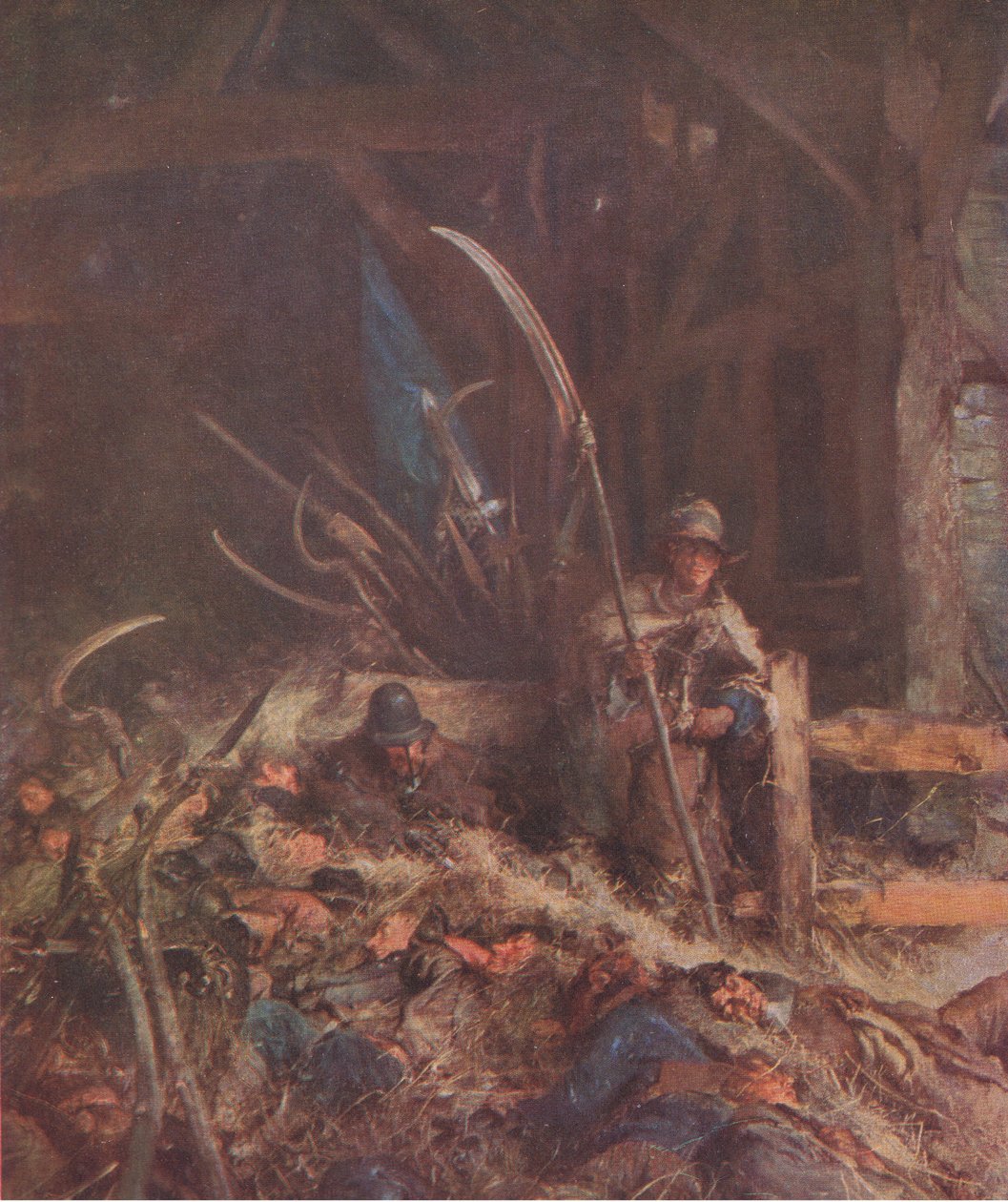The morning of Sedgemoor, Bibbys Annual, 1916-17 od Edgar after Bundy