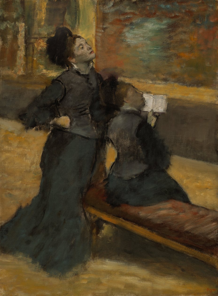 Návštěva muzea od Edgar Degas