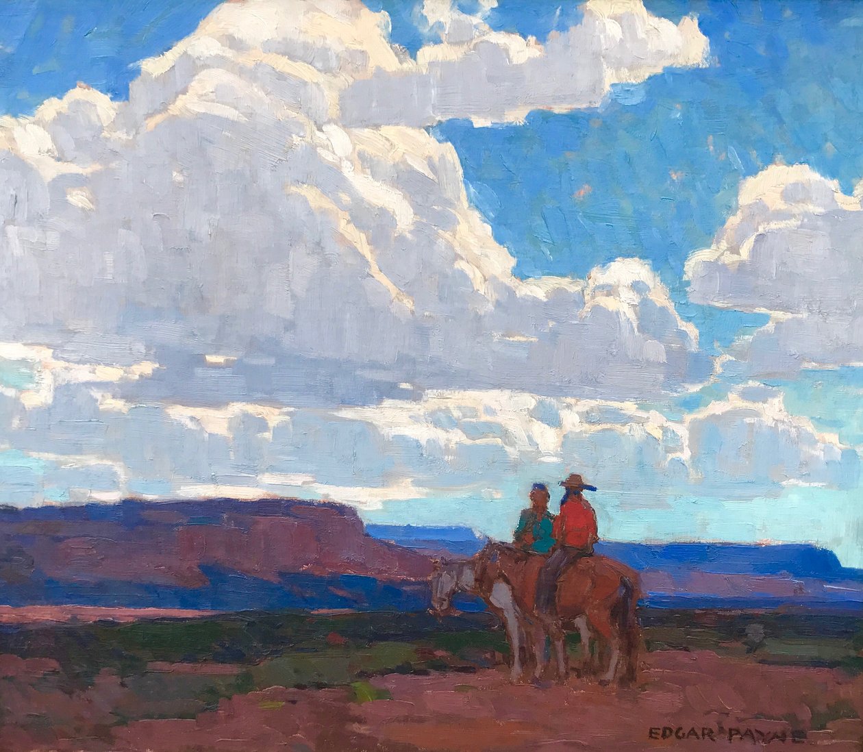 Arizona Sky, autor: Edgar Alwin Payne od Edgar Alwin Payne